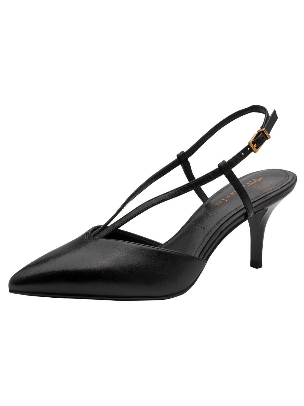 Tamaris Slingpumps Damen Leder schwarz, 39