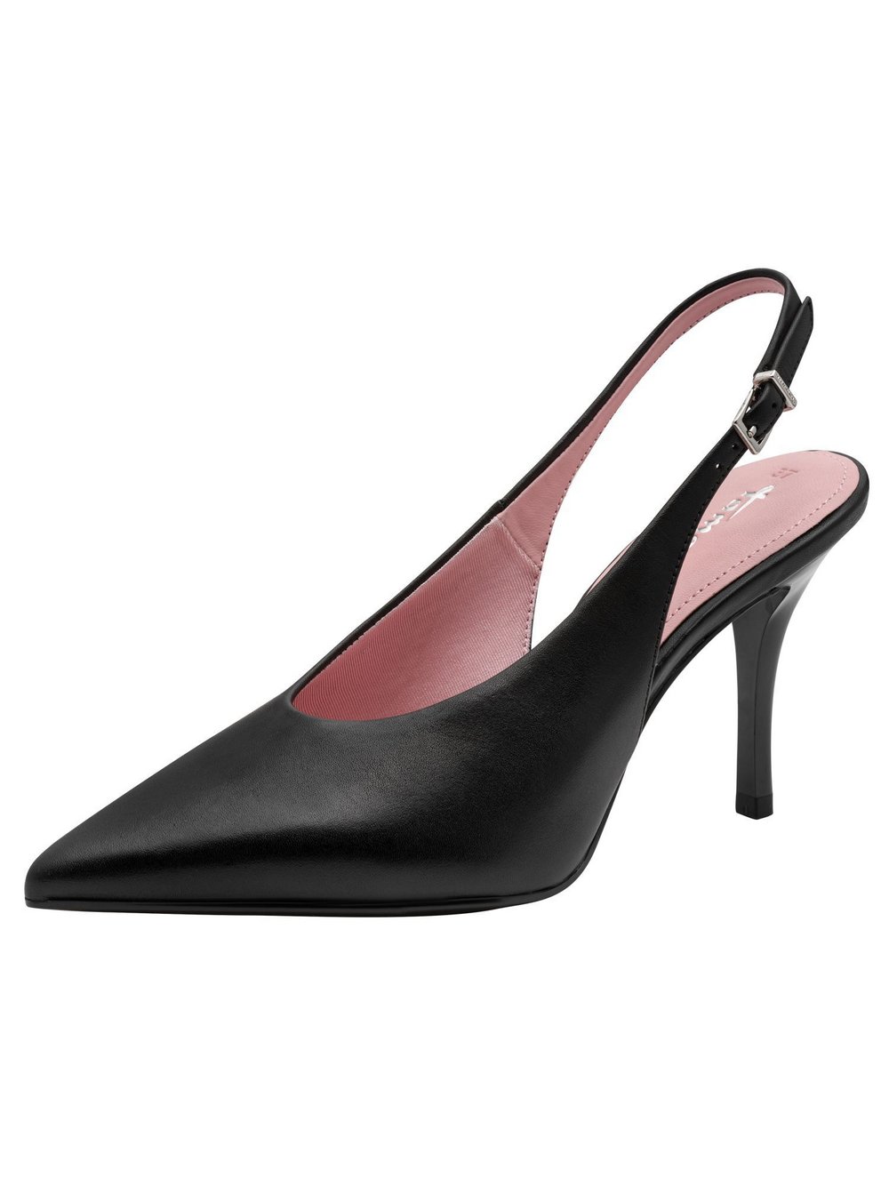 Tamaris Slingpumps Damen Leder schwarz, 37
