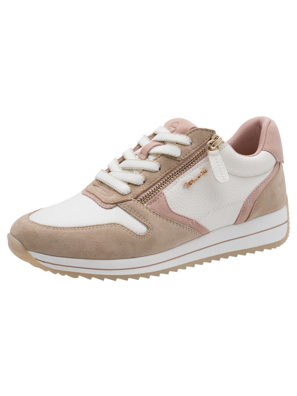 Tamaris Sneaker Damen Leder beige, 39