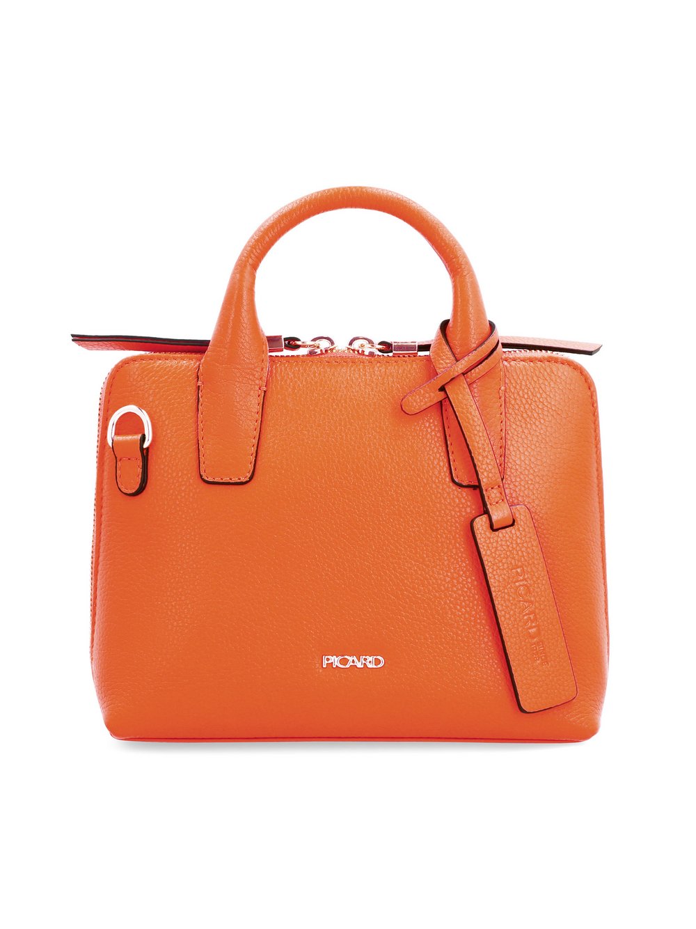 Thumbnail - PICARD Henkeltasche Damen Leder orange strukturiert, ONE SIZE