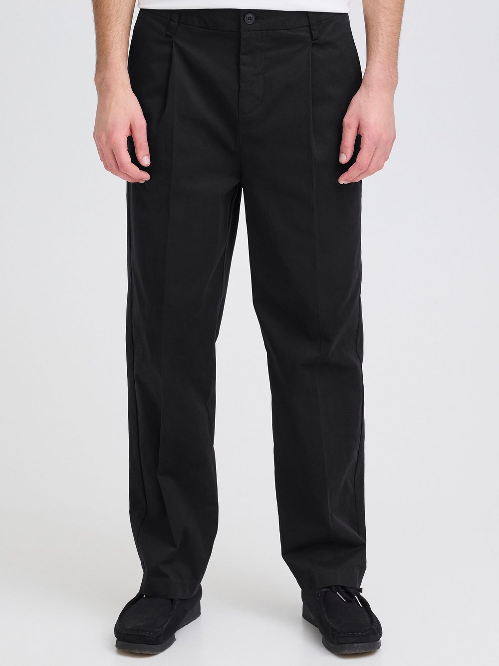 CASUAL FRIDAY Chinohose Herren Baumwolle schwarz, 36-34