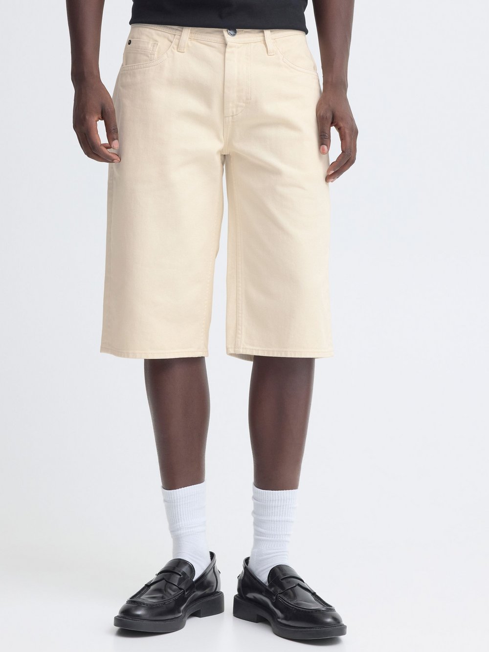 Thumbnail - BLEND Shorts Herren Baumwolle beige, XXL