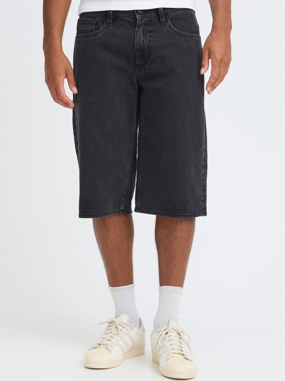 Thumbnail - BLEND Shorts Herren Baumwolle schwarz, S