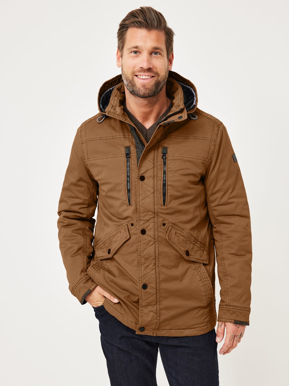 Thumbnail - Redpoint Parka Herren Baumwolle mehrfarbig, 56