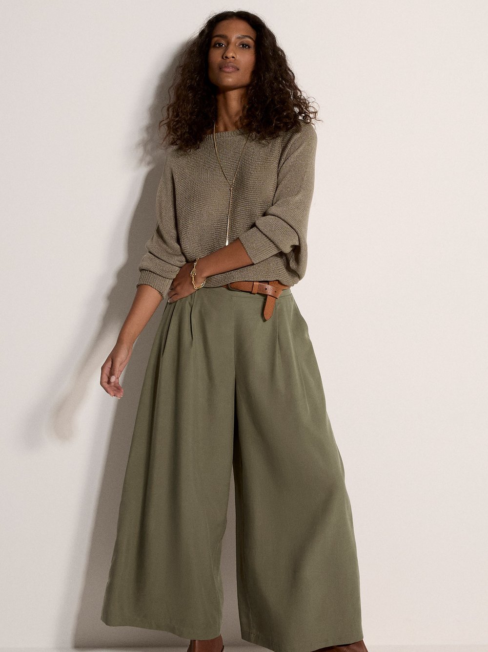 Apricot Hose Damen grün, 40