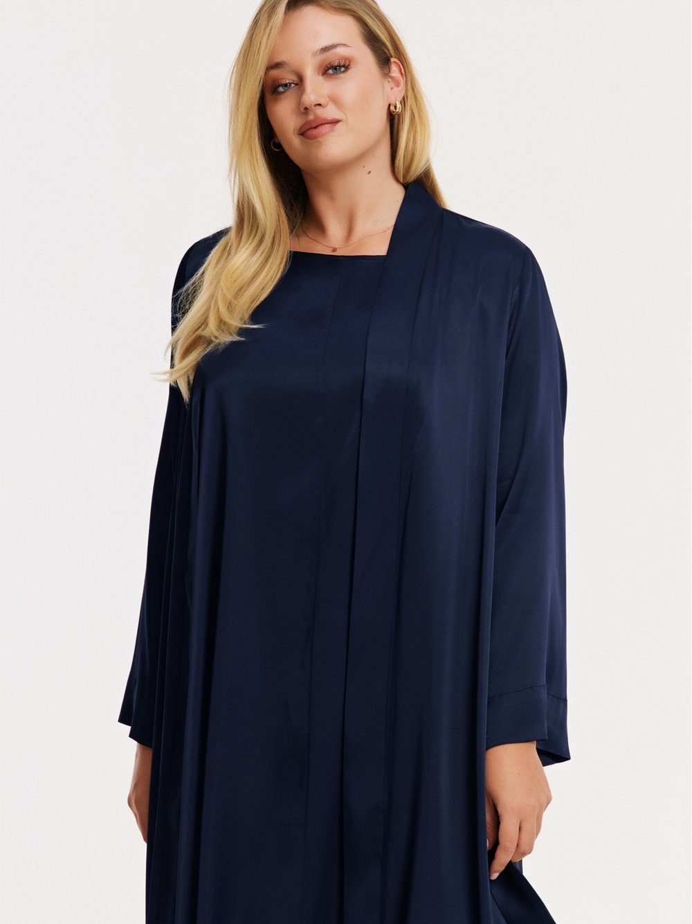 YOEK Kimono Damen blau, 38-40