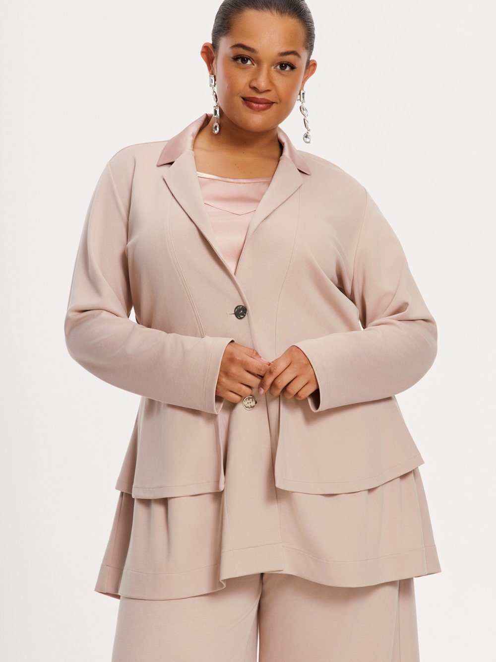 YOEK Jacke Damen Viskose braun, 46-48