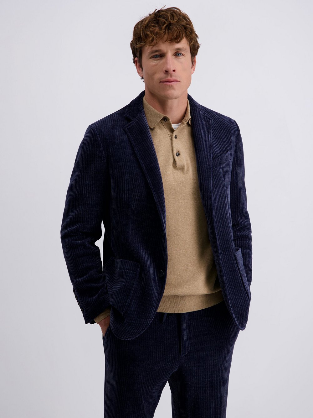 Pierre Cardin Sakko Maurice Herren Modern Fit blau, 48