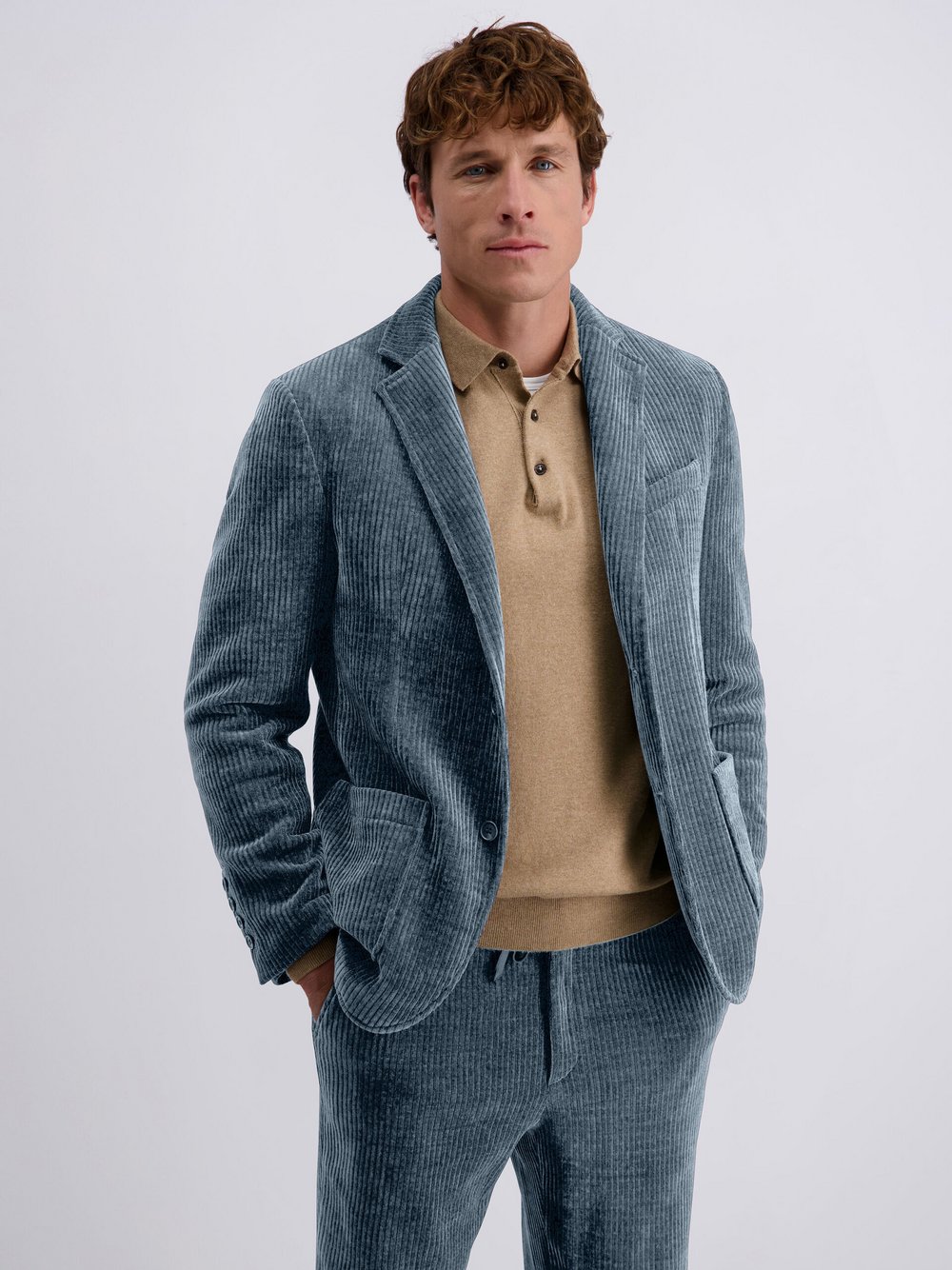 Pierre Cardin Sakko Maurice Herren Modern Fit blau, 48