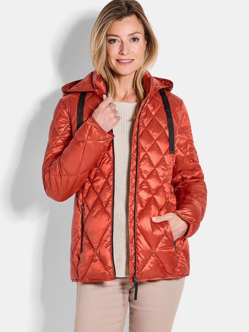 Goldner Jacken Damen orange, 22