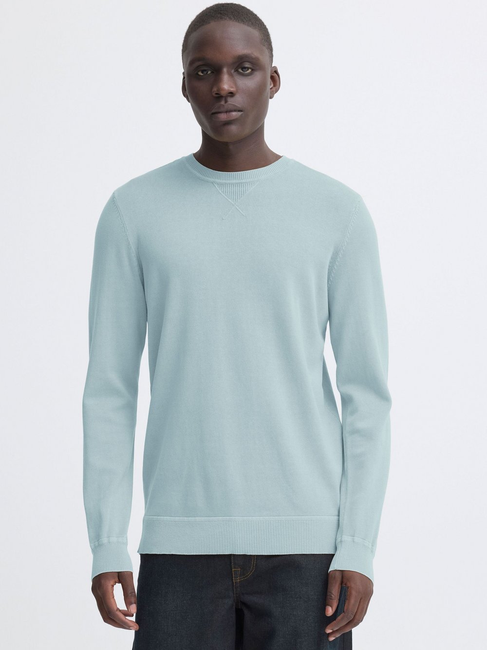 Thumbnail - BLEND Strickpullover Herren Baumwolle blau, XL