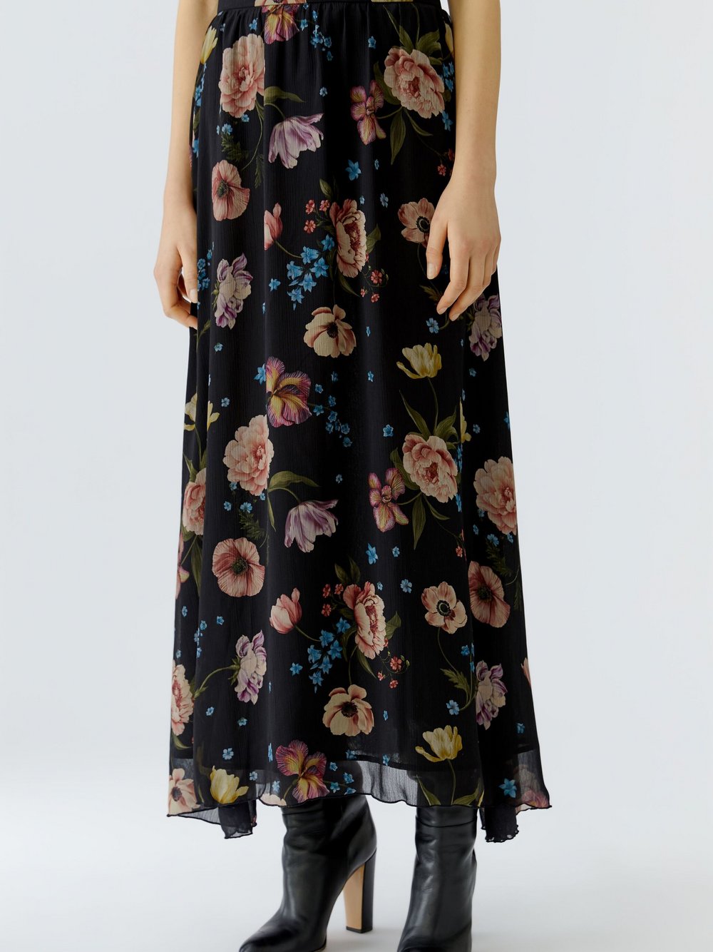 Thumbnail - Oui Maxirock Damen mehrfarbig gemustert, 40