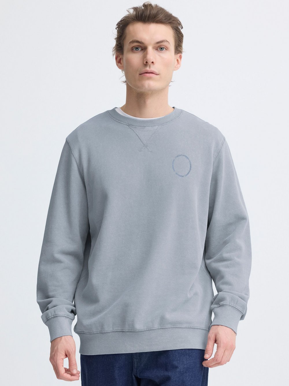 BLEND Sweatshirt Herren Baumwolle mehrfarbig, L