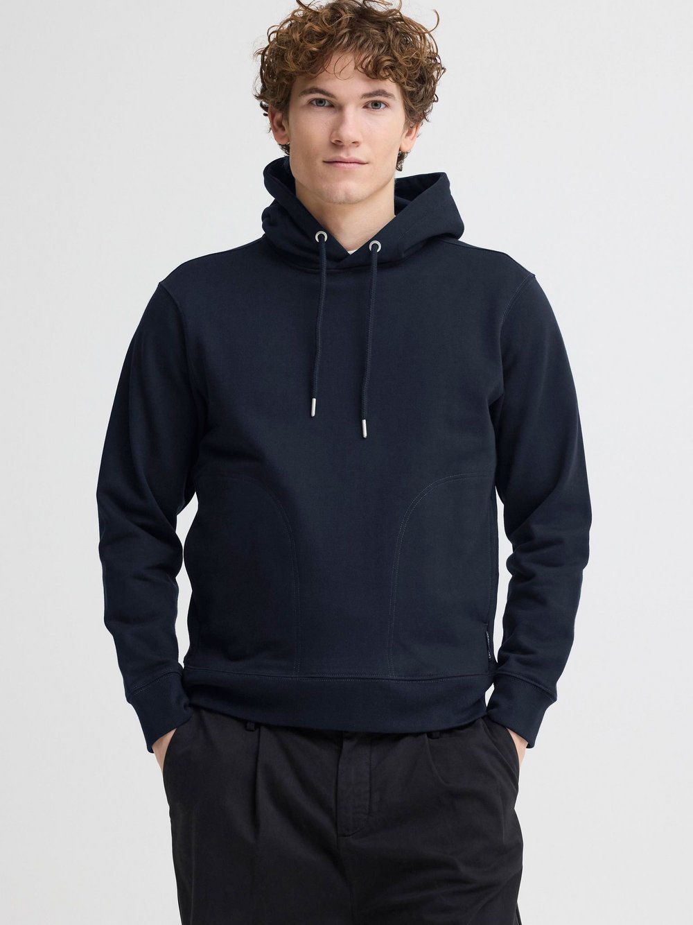 Thumbnail - CASUAL FRIDAY Hoodie Herren Baumwolle blau, S