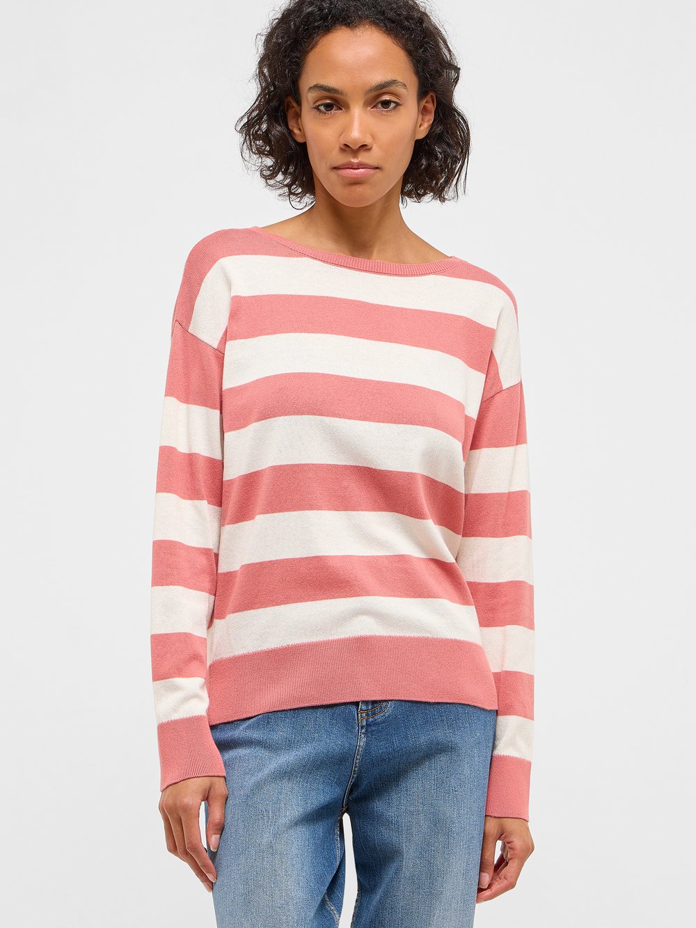 Mustang Strickpullover Damen Baumwolle mehrfarbig, M