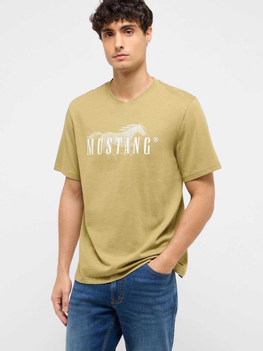 Mustang T-Shirt Herren Baumwolle mehrfarbig, XXXL