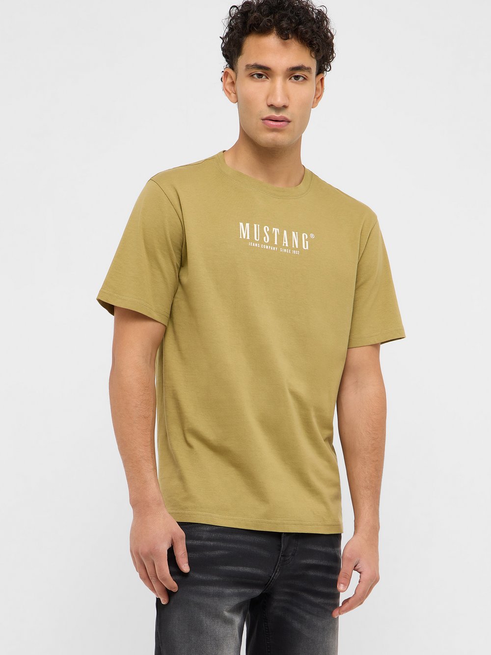 Mustang T-Shirt Herren Baumwolle mehrfarbig, S