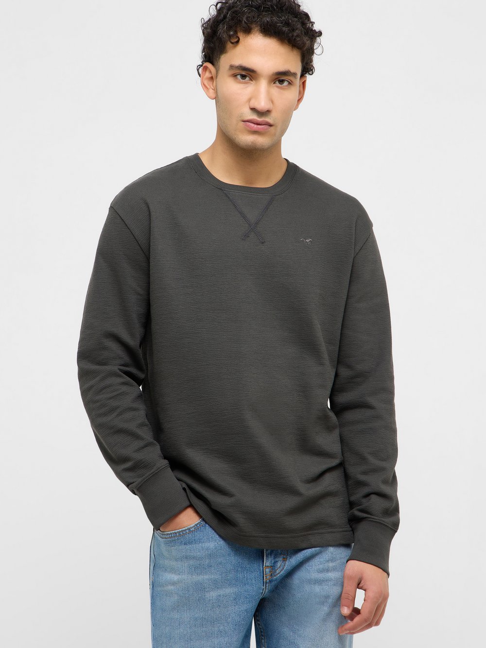 Mustang T-Shirt Herren Baumwolle grau, XL