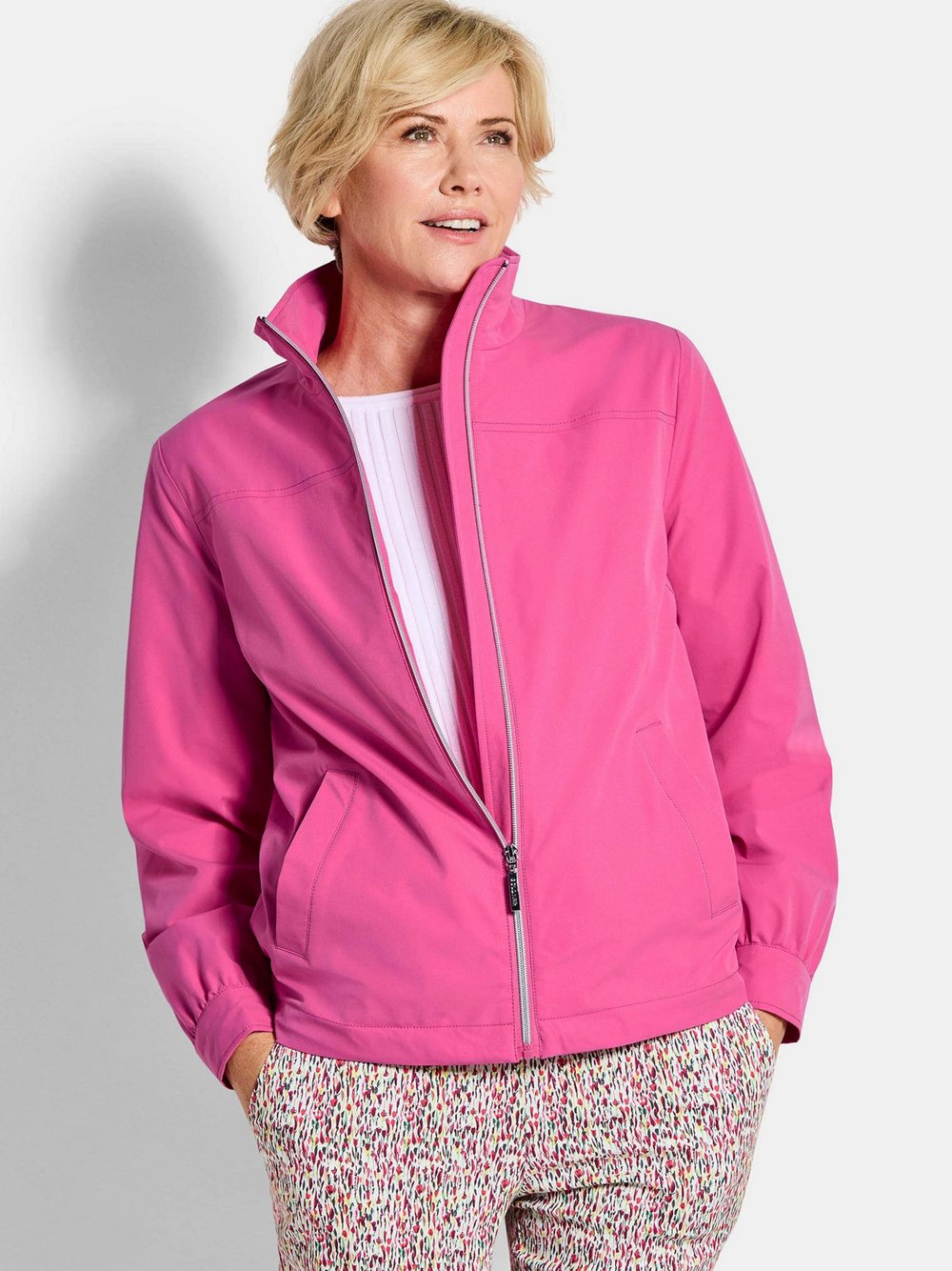 Goldner Übergangsjacken Damen pink, 20