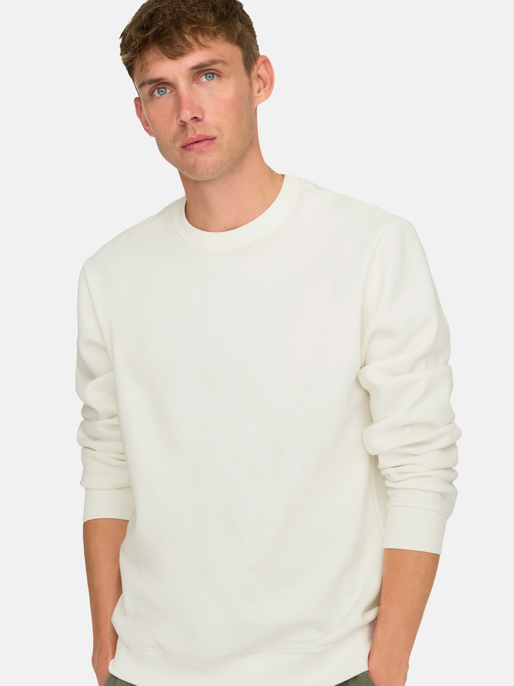 Thumbnail - Only&Sons Sweatshirt Herren Baumwolle beige, XL