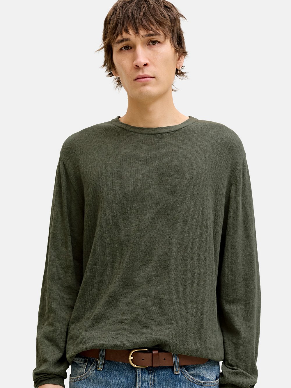 Thumbnail - Jack & Jones Pullover Herren Baumwolle grün, XXL