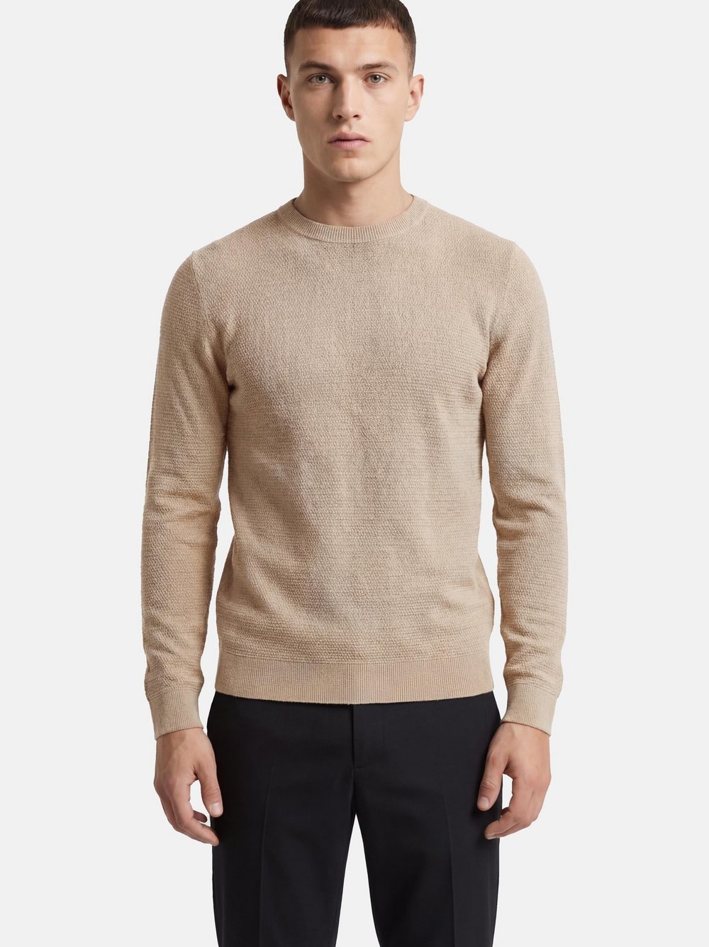 Thumbnail - Jack & Jones Pullover Herren Baumwolle beige, L