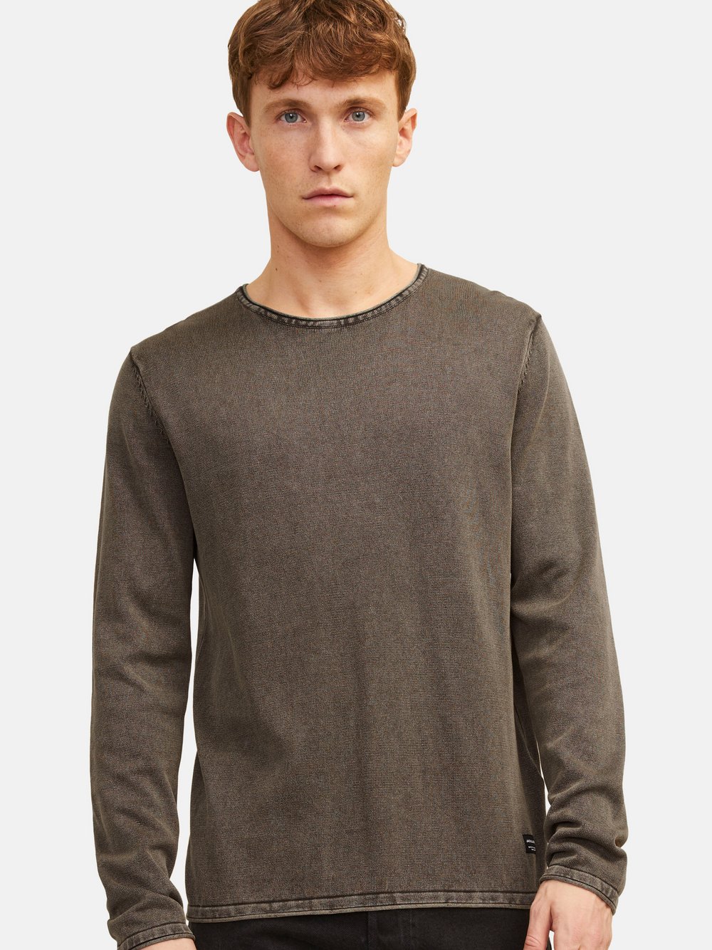 Jack & Jones Pullover Herren Baumwolle braun, S