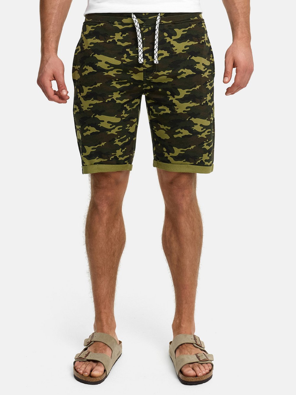 Indicode Shorts Sweat Herren Baumwolle mehrfarbig, L