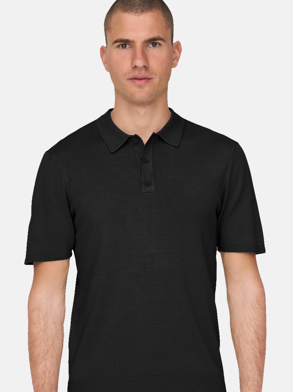 Thumbnail - Only&Sons Poloshirt Herren Viskose blau, XXL