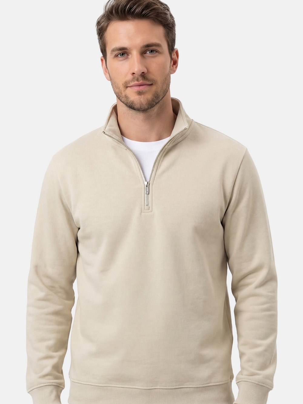 Only&Sons Sweatshirt Herren Baumwolle beige, XXL