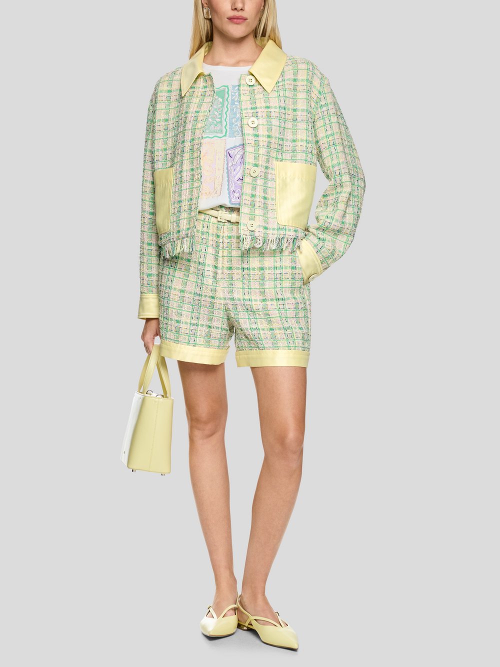 Marc Cain Shorts Damen pink gemustert, 38