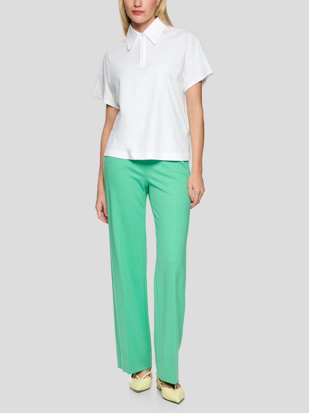 Thumbnail - Marc Cain Poloshirt Damen Baumwolle weiß, 36