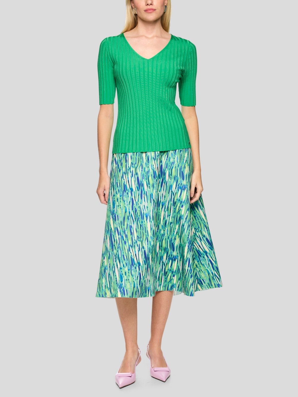 Thumbnail - Marc Cain Pullover Damen Viskose grün, 36