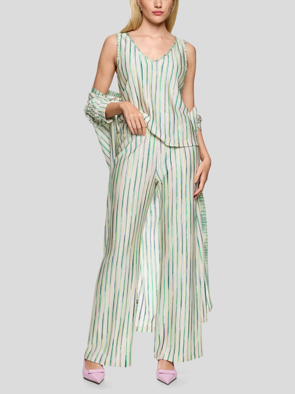 Marc Cain Top Damen Viskose pink gemustert, 36