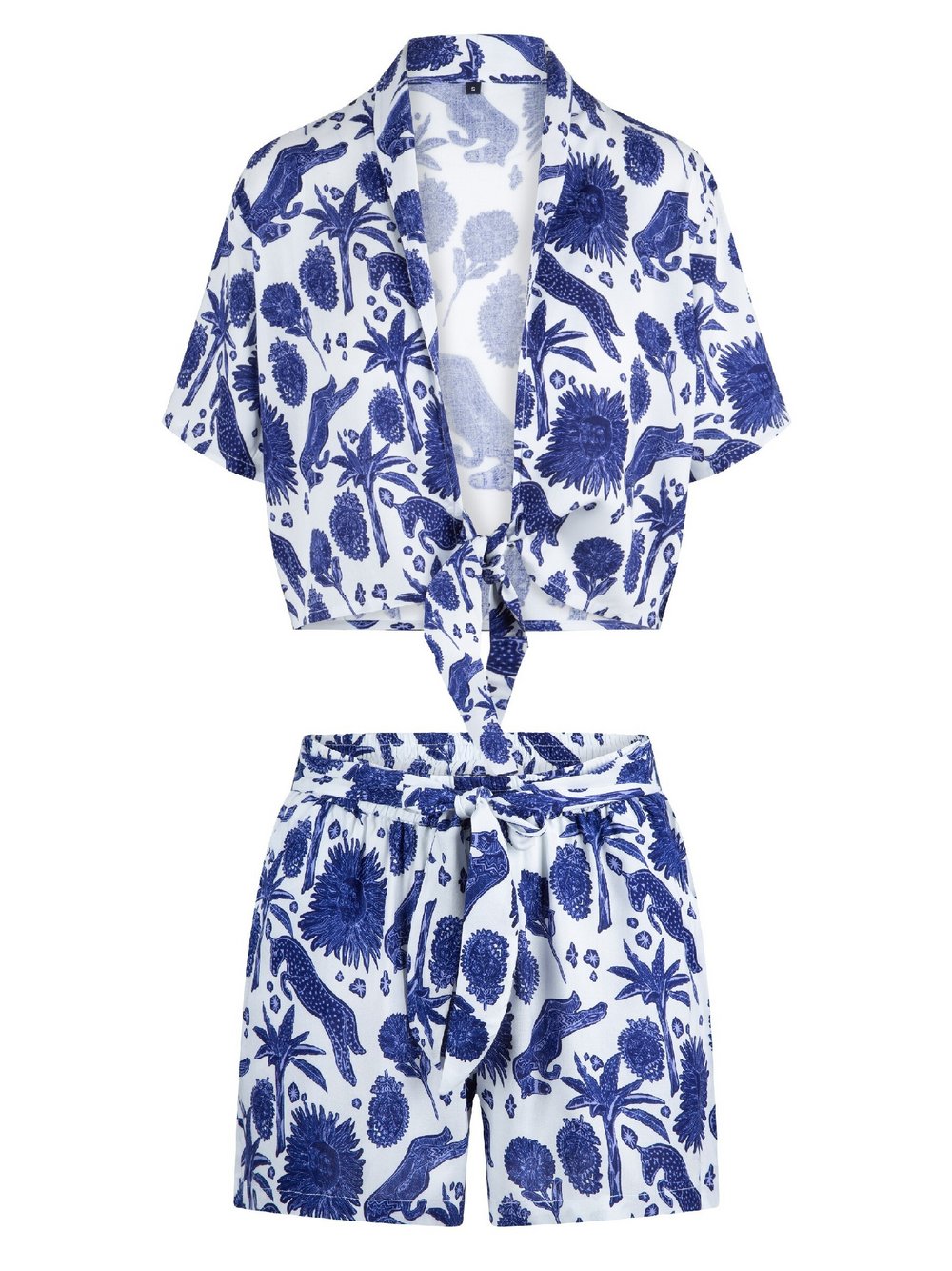 LingaDore Shortama Damen Viskose mehrfarbig bedruckt, 38