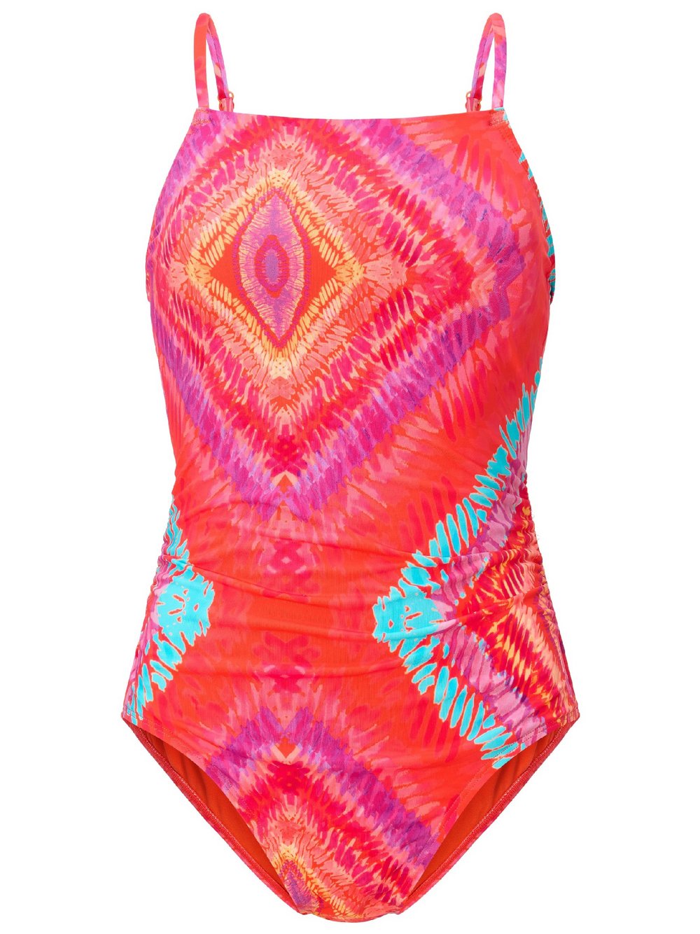 LingaDore Badeanzug Damen Polyamid orange bedruckt, 44