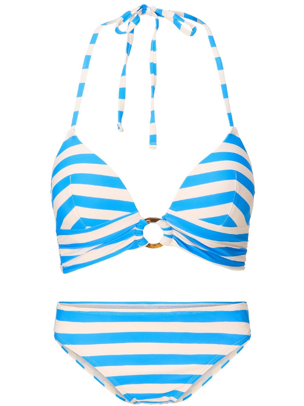 LingaDore padded bikiniset Triangle Damen Polyamid blau bedruckt, 40F