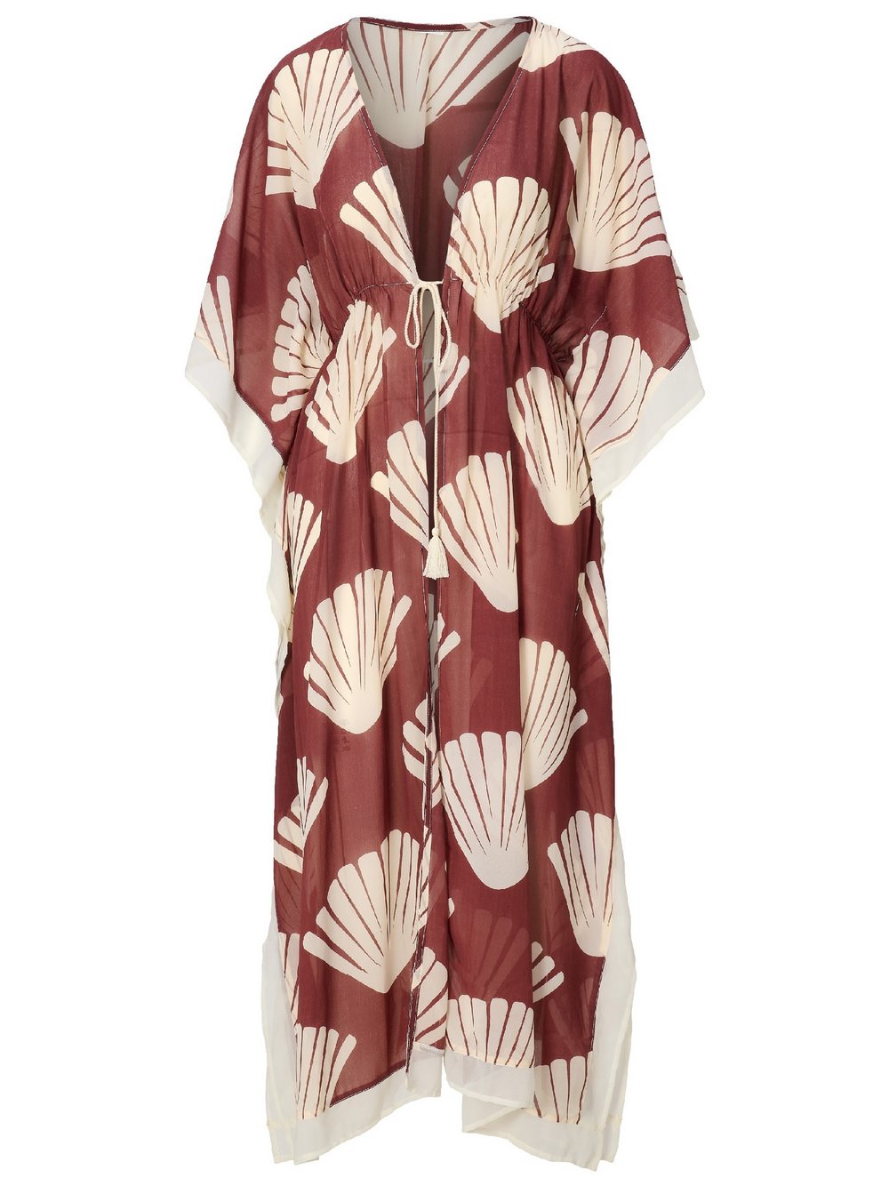 LingaDore Kimono Damen braun bedruckt, 40/42