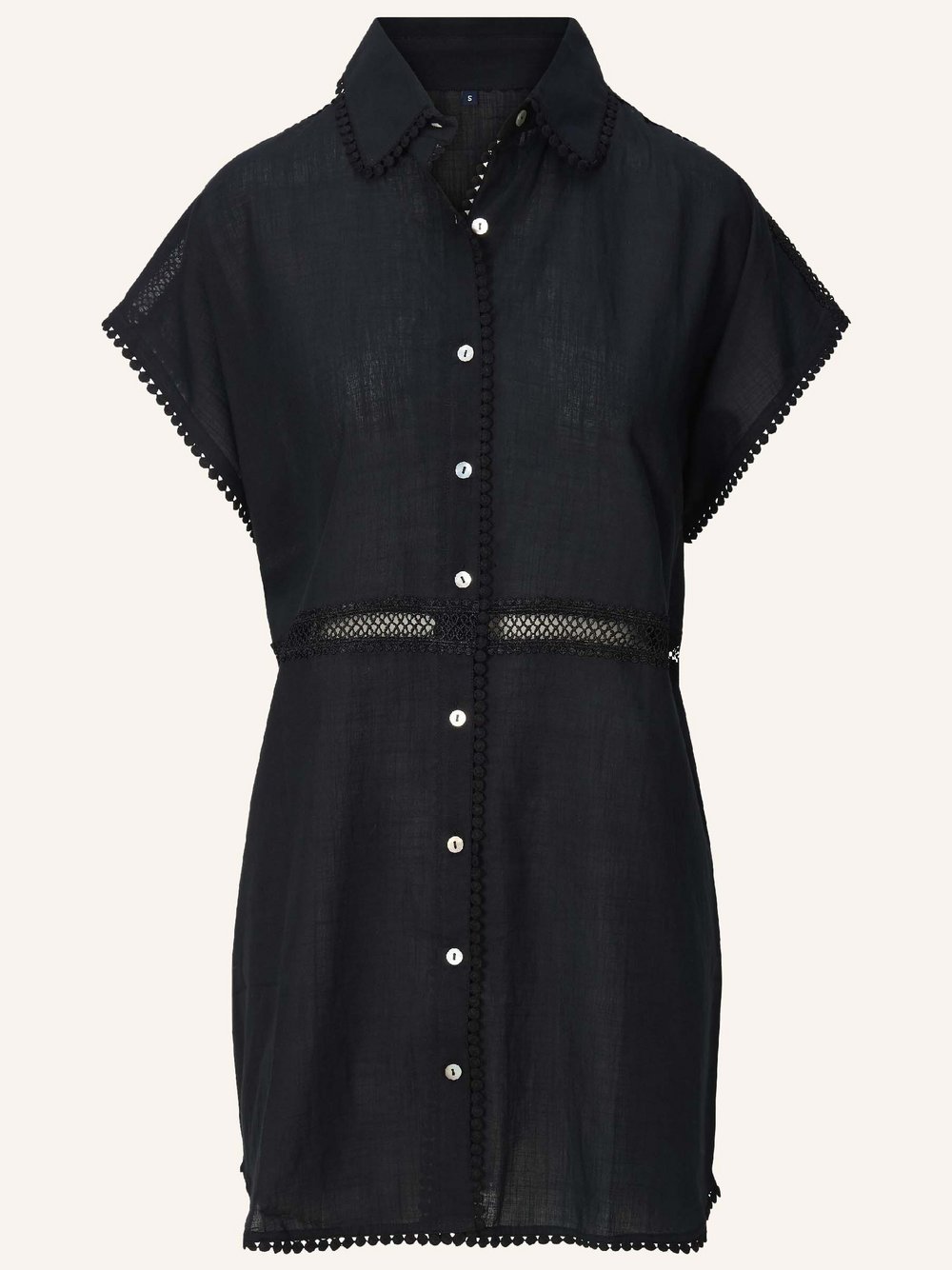 LingaDore Tunik Damen Baumwolle schwarz, 40