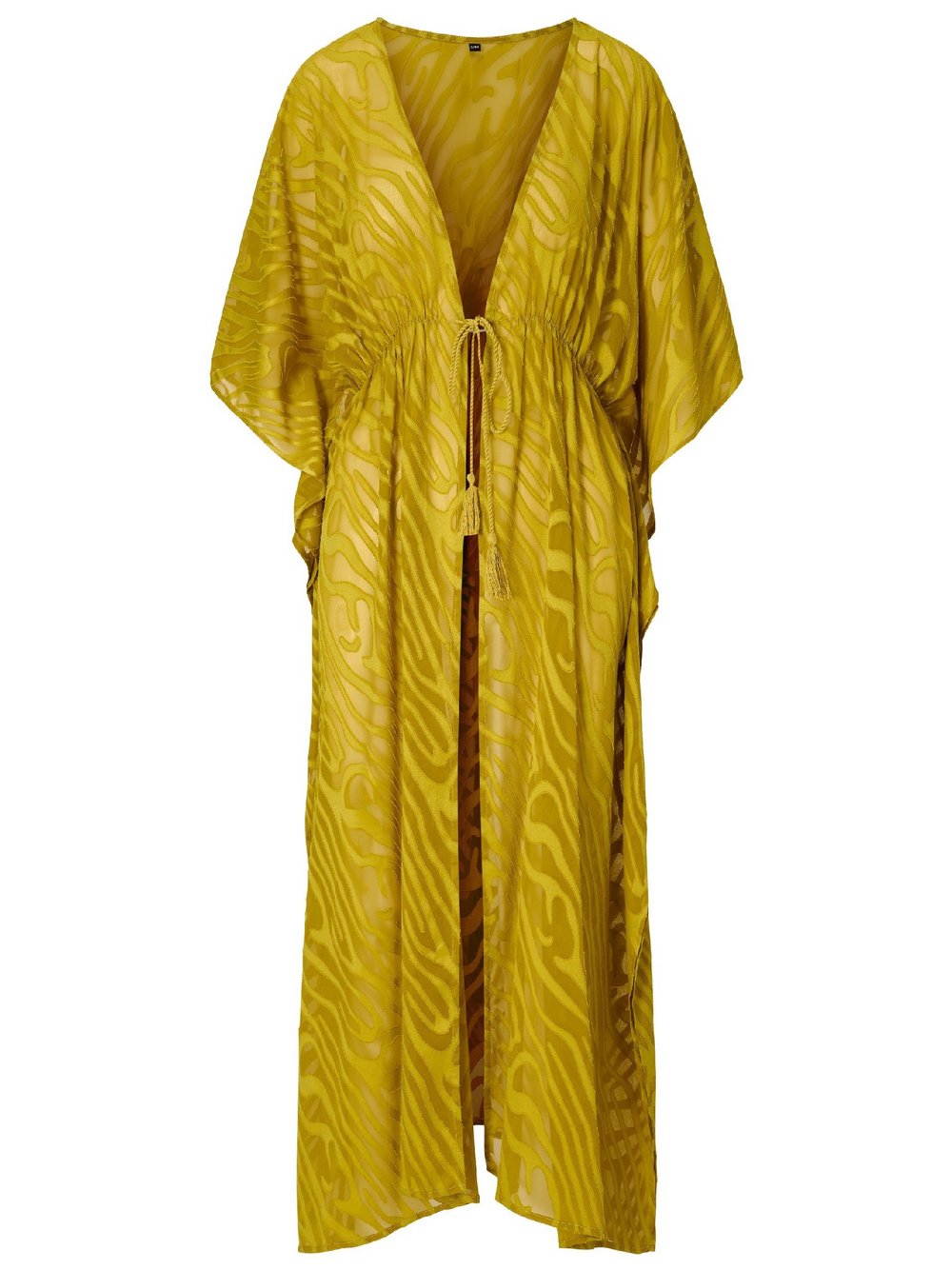 LingaDore Kimono Damen grün bedruckt, 36/38