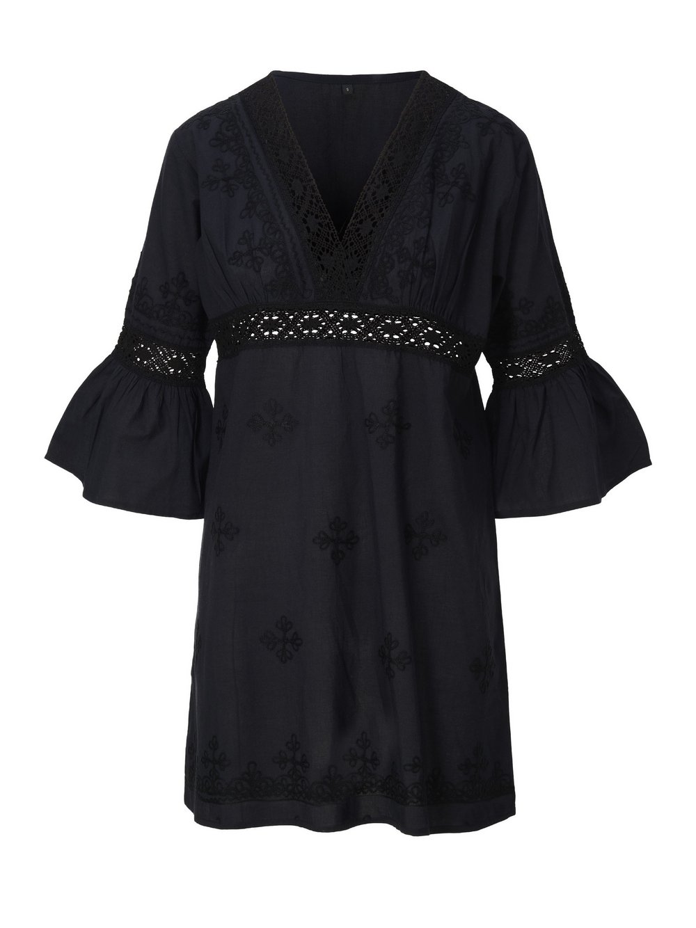LingaDore Tunik Damen Baumwolle schwarz, 44