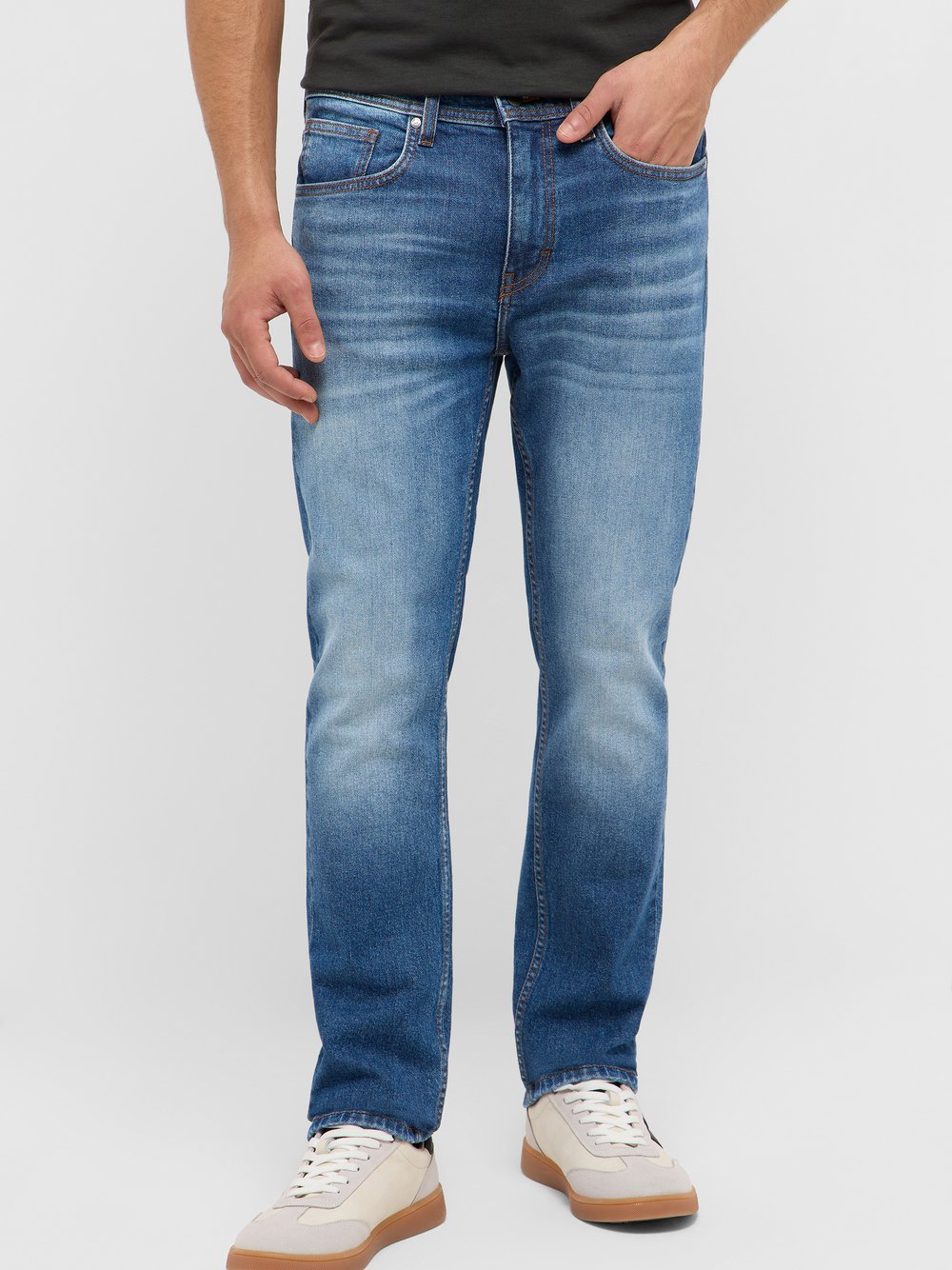 Mustang Jeans Herren Baumwolle blau, 35-34