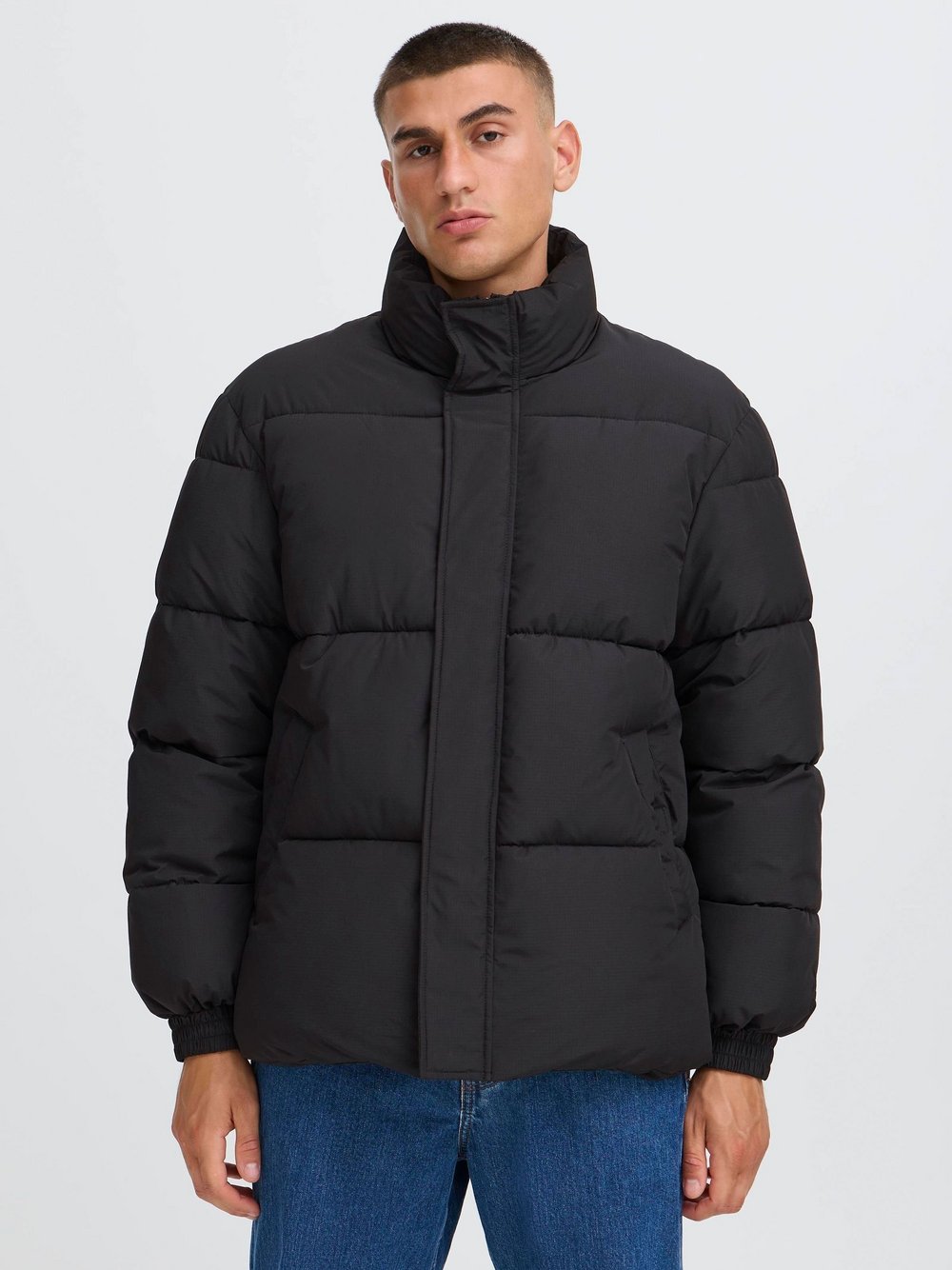 Thumbnail - Solid Steppjacke Herren schwarz, XL