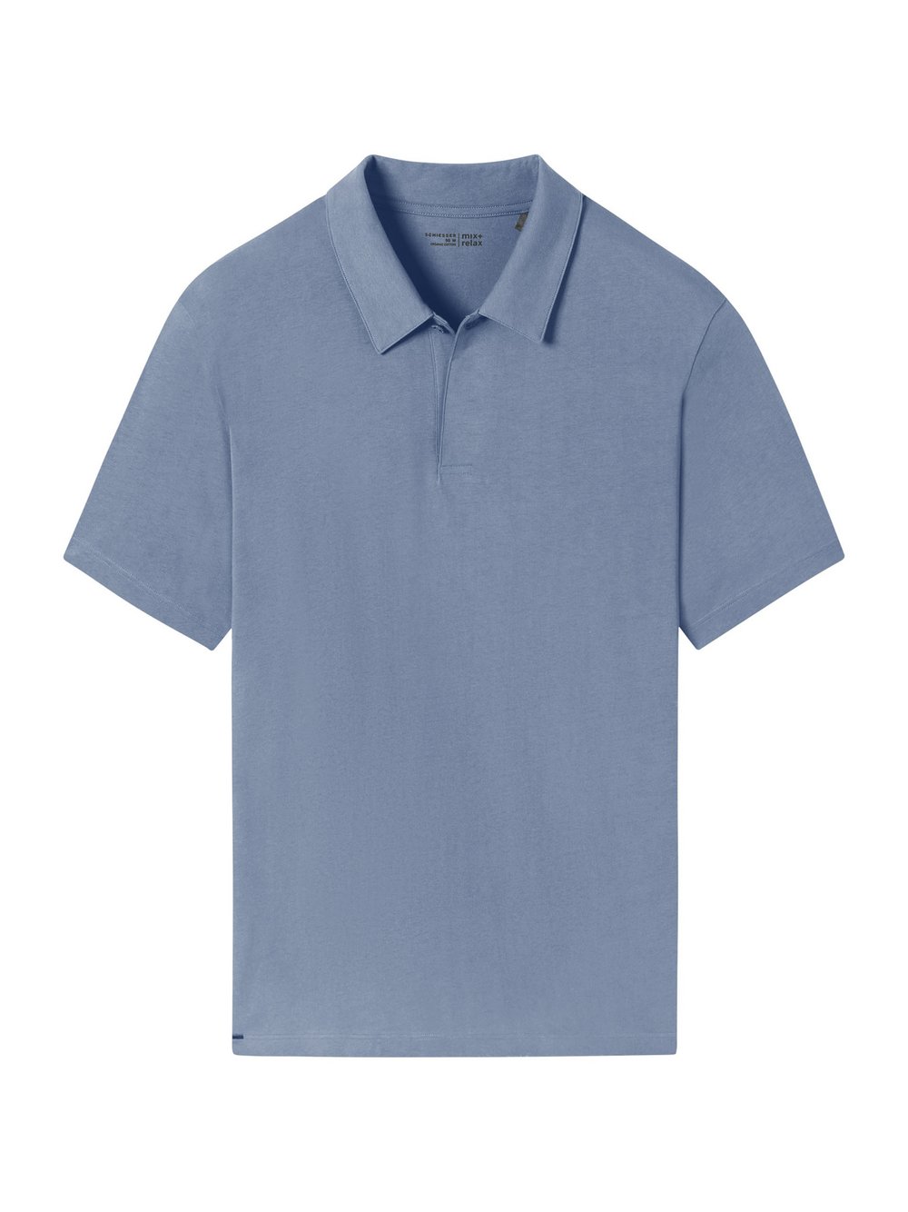 Schiesser Pyjamaoberteil  Herren Baumwolle blau, 54