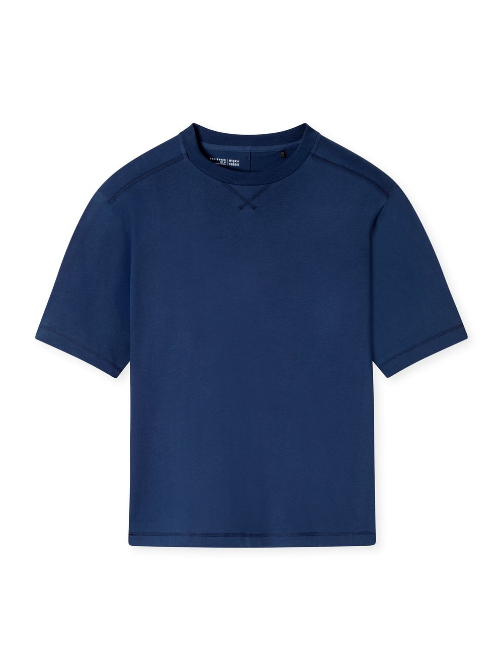 Thumbnail - Schiesser Pyjamaoberteil Herren Baumwolle blau, 50