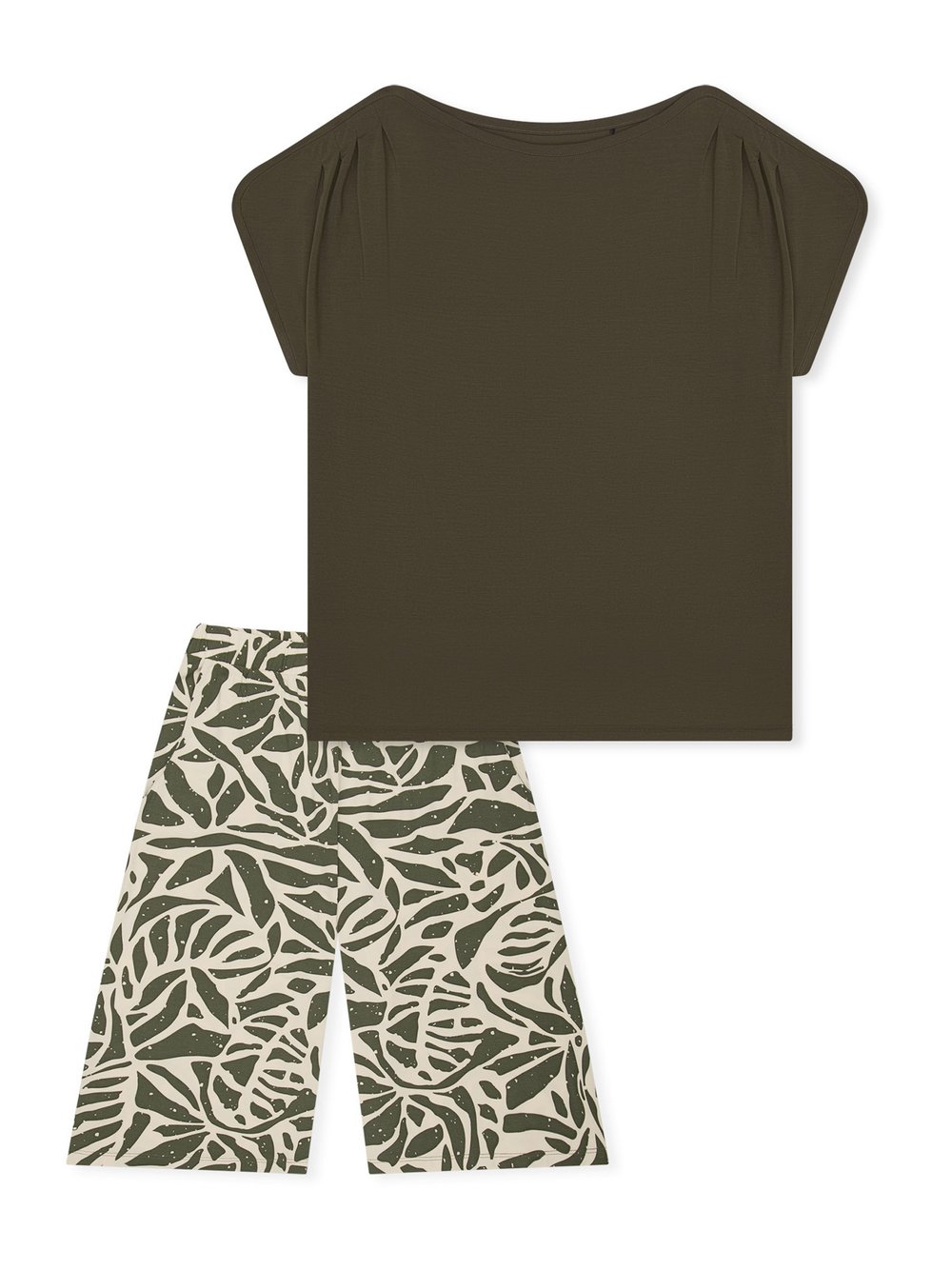 Thumbnail - Schiesser Pyjama Damen Jersey mehrfarbig gemustert, 38