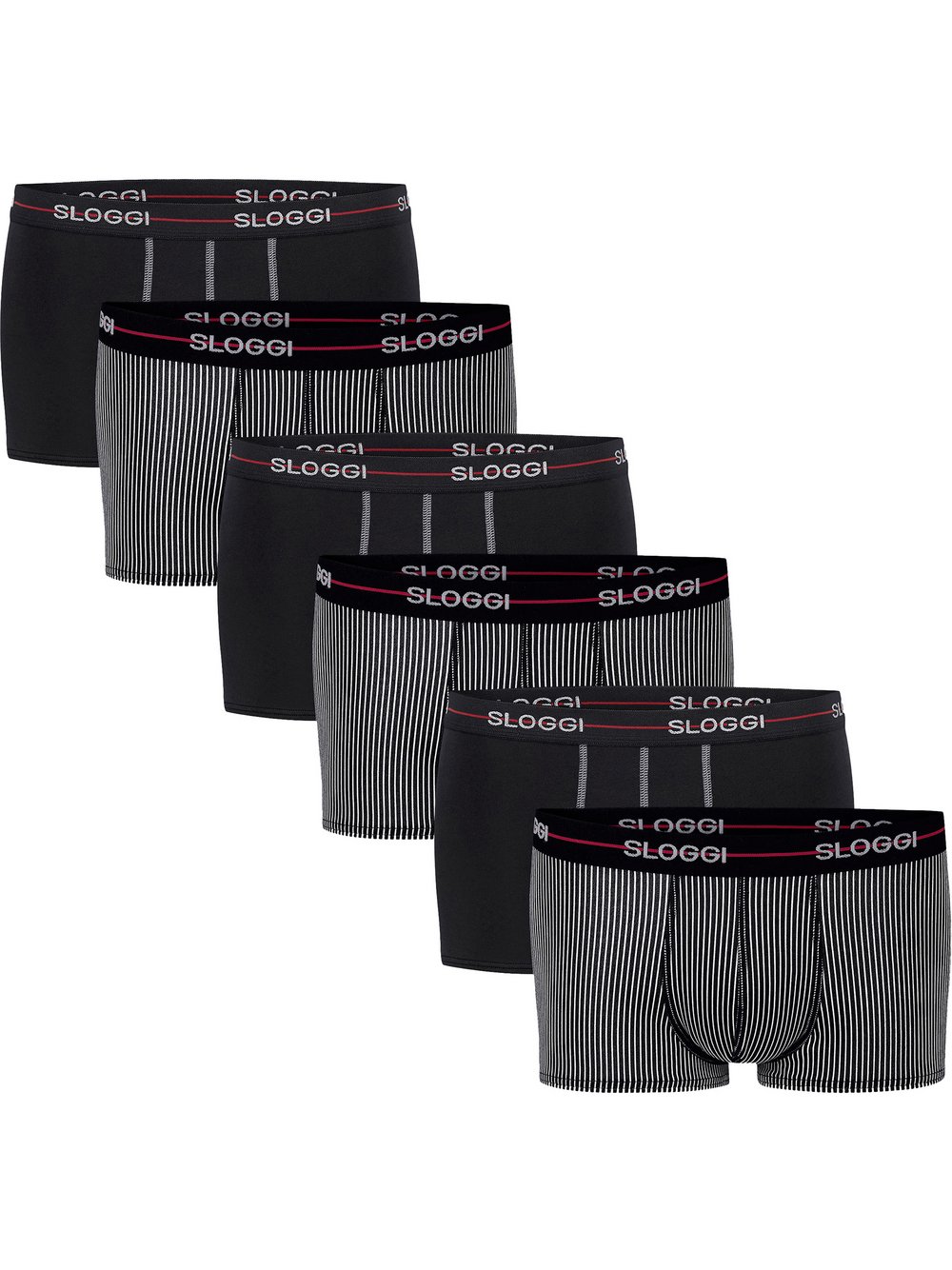 Thumbnail - sloggi Retro Pants  Herren Jersey schwarz, 5