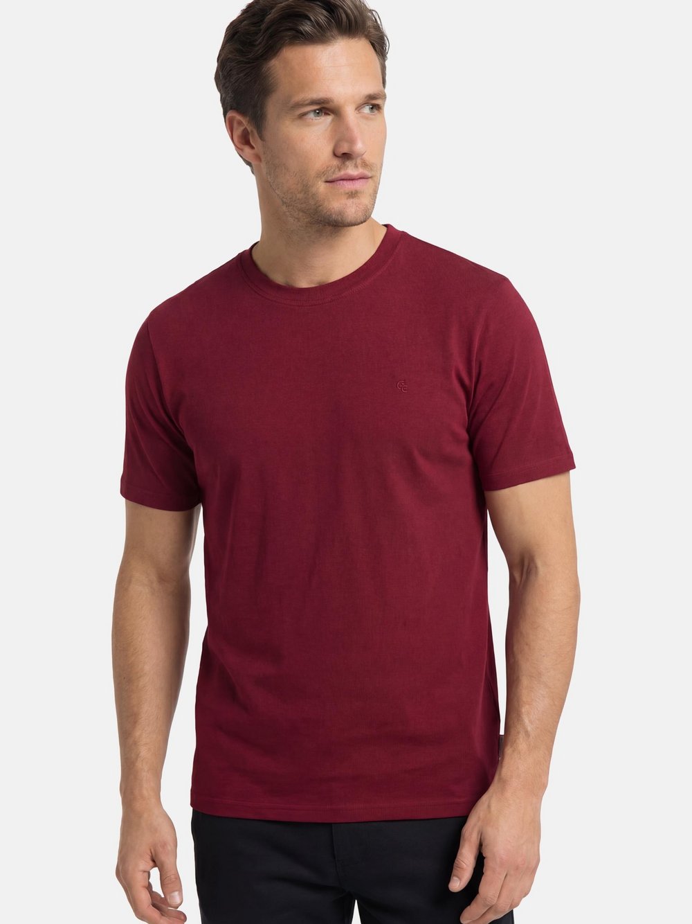 CASAMODA T-Shirt Herren Baumwolle rot, XXXL