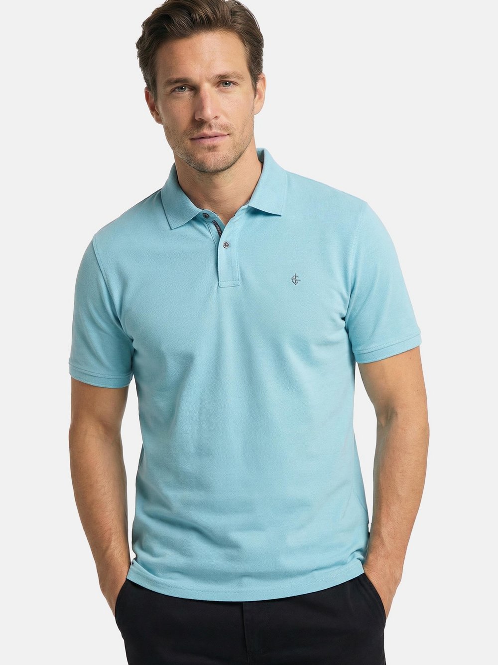 Thumbnail - CASAMODA Poloshirt Herren Baumwolle blau, XXL