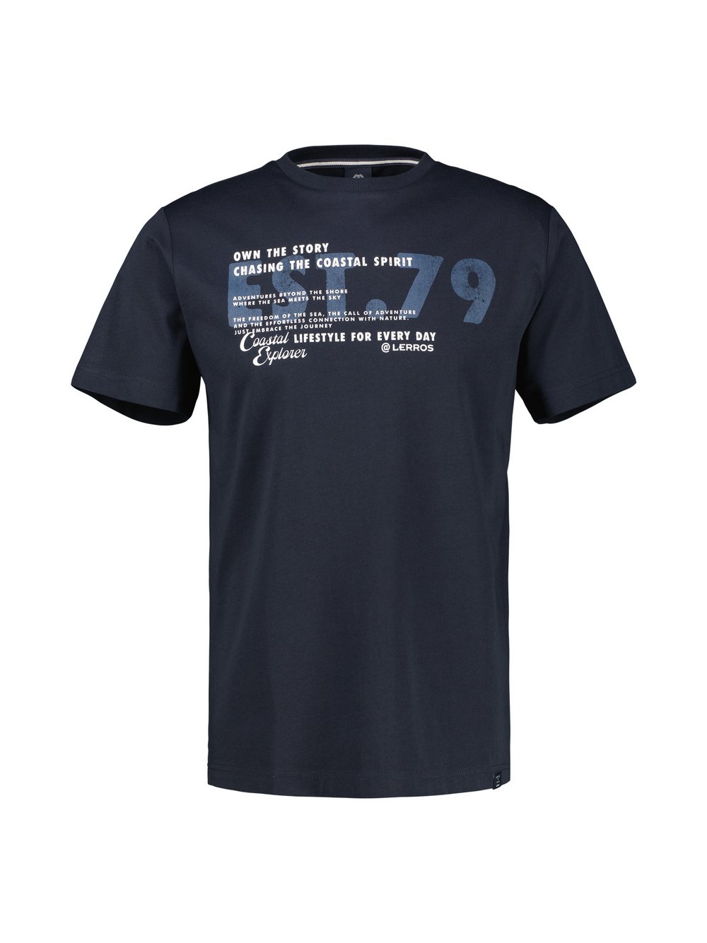 Thumbnail - LERROS T-Shirt Herren Baumwolle blau, 6XL